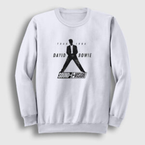 Sound Vision David Bowie Sweatshirt beyaz