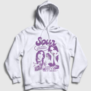 Sour Müzik Olivia Rodrigo Kapşonlu Sweatshirt