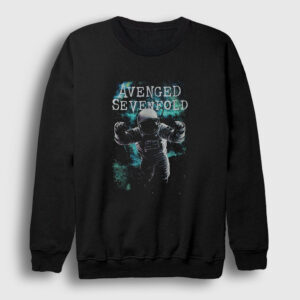 Space Avenged Sevenfold Sweatshirt siyah