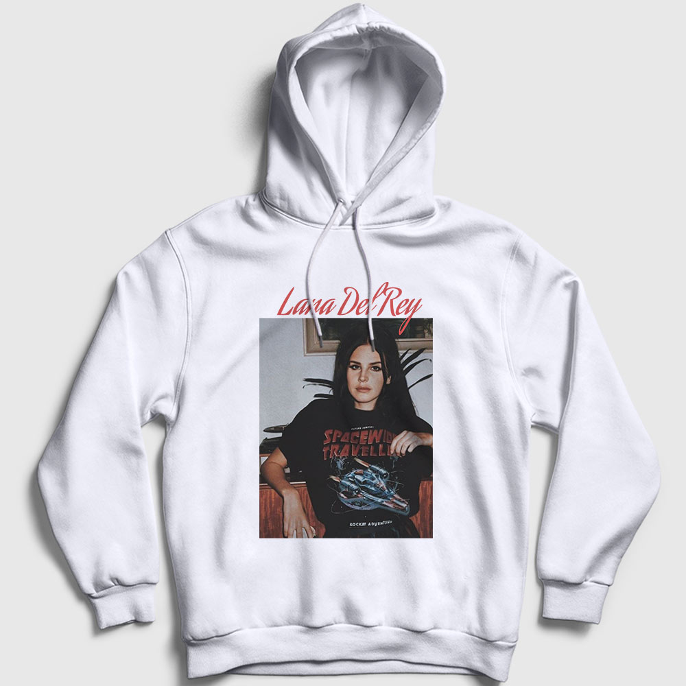 Space Lana Del Rey Kapşonlu Sweatshirt | Presmono
