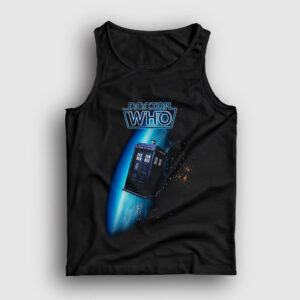 Space Tardis Doktor Dr Doctor Who Atlet siyah