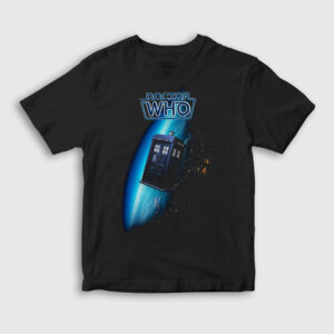 Space Tardis Doktor Dr Doctor Who Çocuk Tişört