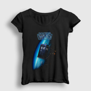 Space Tardis Doktor Dr Doctor Who Kadın Tişört