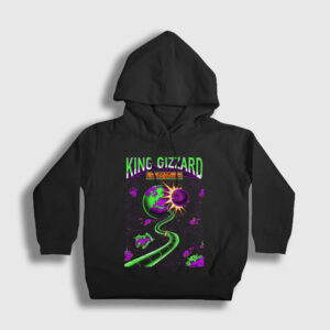 Stadthalle King Gizzard And The Lizard Wizard Çocuk Kapşonlu Sweatshirt siyah