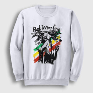 Stage Bob Marley Sweatshirt beyaz