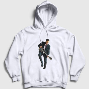 Stanley Clarke Kapşonlu Sweatshirt beyaz