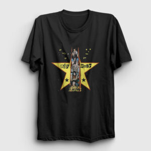 Star K-Pop BoyNextDoor Tişört siyah