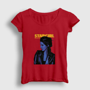 Stargirl Weeknd Lana Del Rey Kadın Tişört kırmızı