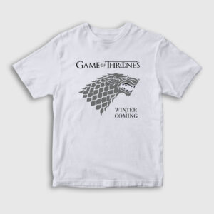 Stark Game Of Thrones Çocuk Tişört beyaz