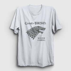 Stark Game Of Thrones Tişört beyaz