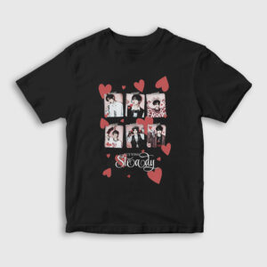 Steady Nct Wish Çocuk Tişört siyah