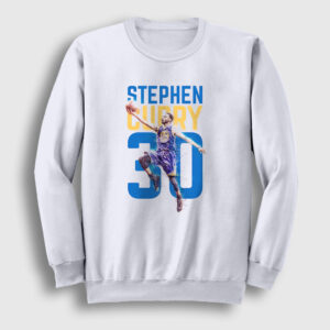 Stephen Curry Nba Basketbol Sweatshirt beyaz