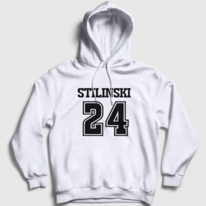 Stiles Stilinski Dizi Teen Wolf Kapşonlu Sweatshirt beyaz