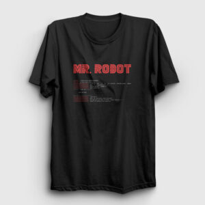 Sudo Hacker Mr Robot Tişört siyah