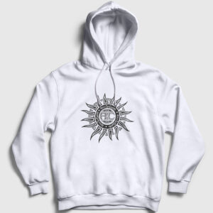 Sun Alice In Chains Kapşonlu Sweatshirt beyaz