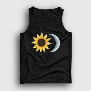 Sunflower Sun Moon Güneş Ay Atlet siyah