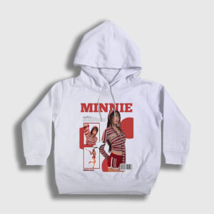 Sunshine Minnie I Dle Gidle Çocuk Kapşonlu Sweatshirt beyaz