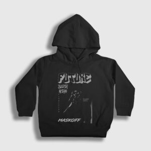 Super Hero Maskoff Future Çocuk Kapşonlu Sweatshirt Siyah