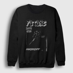 Super Hero Maskoff Future Sweatshirt Siyah
