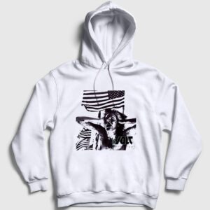Supercoolnothing Rock 16Volt Kapşonlu Sweatshirt Beyaz
