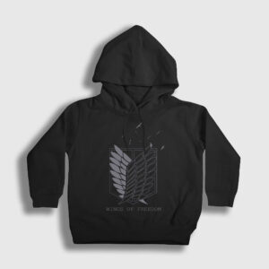 Survey Anime Attack On Titan Çocuk Kapşonlu Sweatshirt