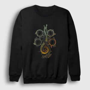 Symbol Monster Hunter Wilds Sweatshirt siyah