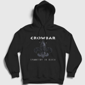 Symmetry In Black Logo Crowbar Kapşonlu Sweatshirt