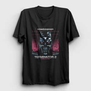 T 800 Film The Terminator Tişört siyah