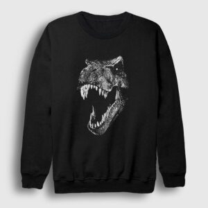 T Rex Film Jurassic Park Sweatshirt siyah