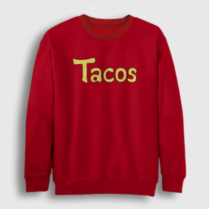 Tacos Anime Dragon Ball Sweatshirt kırmızı