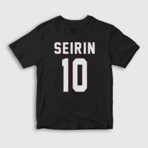 Taiga Kagami Seirin 10 Kuroko No Basket Çocuk Tişört Siyah