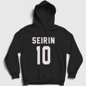 Taiga Kagami Seirin 10 Kuroko No Basket Kapşonlu Sweatshirt Siyah