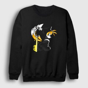 Tails Kingdom Hearts Sweatshirt Siyah