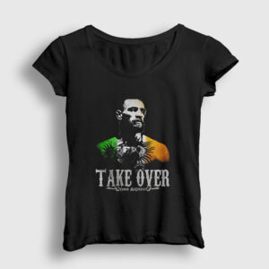 Take Over Ufc Conor McGregor Kadın Tişört siyah