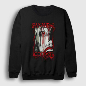 Tears Cannibal Corpse Sweatshirt siyah