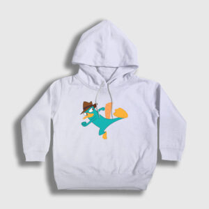 Tekme Ornitorenk Perry Çocuk Kapşonlu Sweatshirt