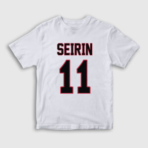 Tetsuya Kuroko 11 Seirin Çocuk Tişört beyaz