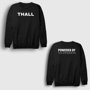 Thall Vildhjarta Metal Sırt Baskılı Sweatshirt Siyah