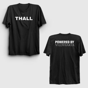 Thall Vildhjarta Metal Sırt Baskılı Tişört Siyah