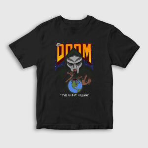 The Illest Villain Rap Mf Doom Çocuk Tişört siyah