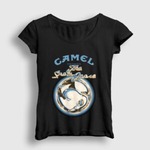 The Snow Goose Rock Camel Kadın Tişört Siyah