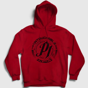 The Untouchable One P1 Wwe Aj Styles Kapşonlu Sweatshirt kırmızı