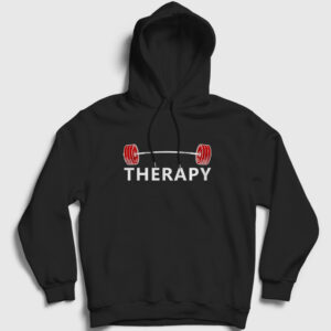 Therapy Fitness Gym Spor Kapşonlu Sweatshirt