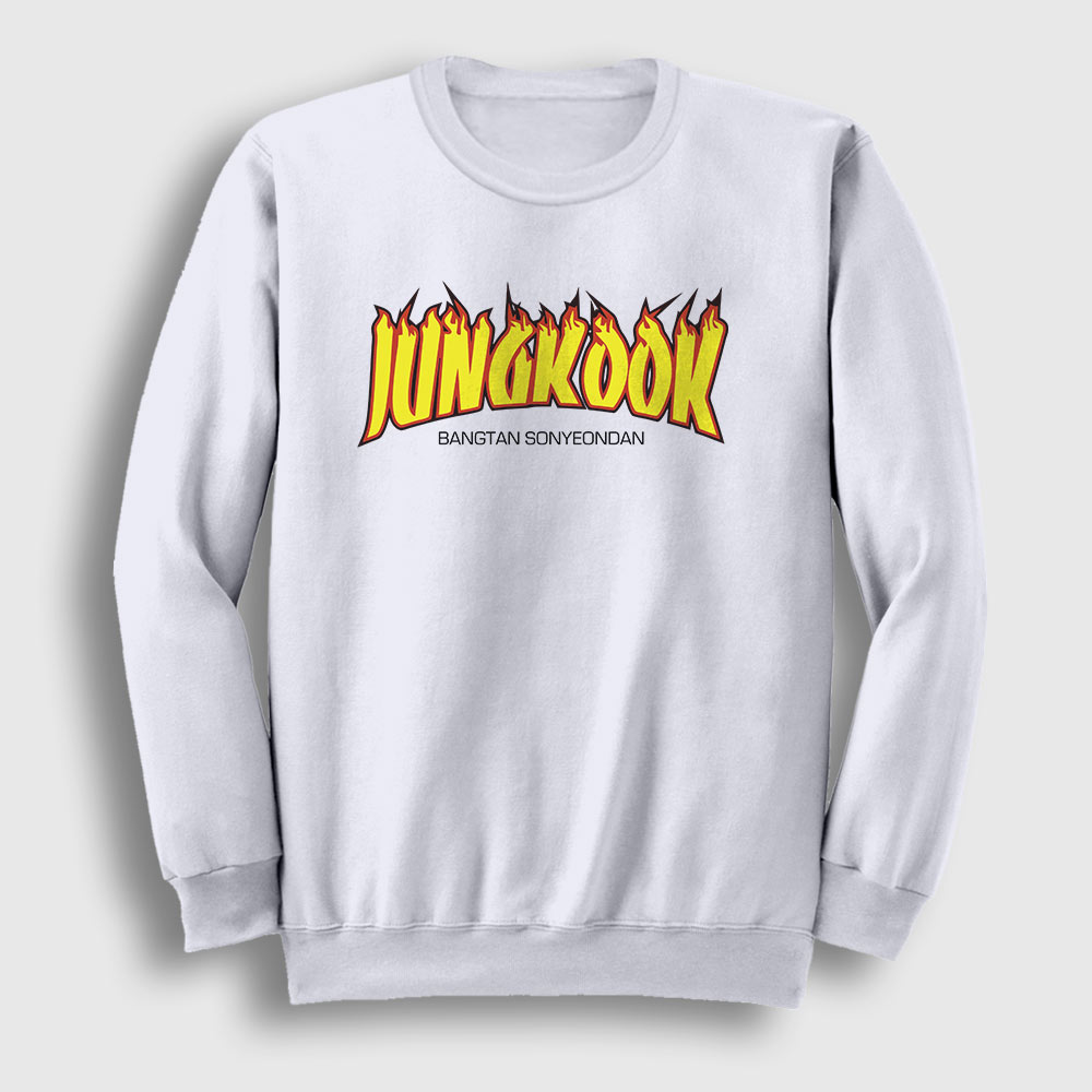 Thrasher K Pop Jungkook Bts Sweatshirt