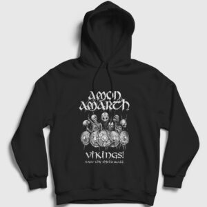 Throne Amon Amarth Kapşonlu Sweatshirt siyah