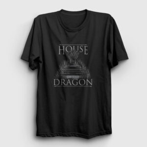 Throne Targaryen House Of The Dragon Tişört siyah