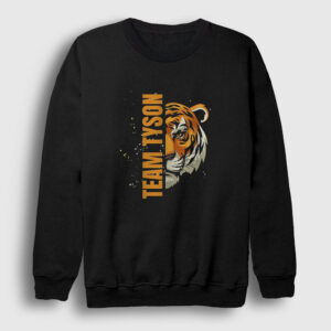 Tiger Boks Boxing Team Mike Tyson Sweatshirt siyah