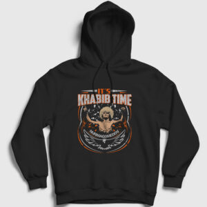 Time Ufc Khabib Nurmagomedov Kapşonlu Sweatshirt siyah