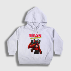 Titan Speakerman Skibidi Toilet Çocuk Kapşonlu Sweatshirt