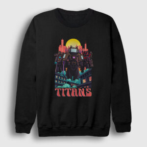 Titans Skibidi Toilet Sweatshirt siyah